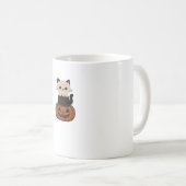 Mug Kawaii Halloween Chat et T-shirt classique citroui (Devant droit)