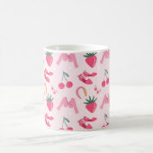 Mug Kawaii Hand-drawn Girly Things Seamless Pattern (Centre)