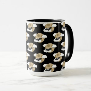 Mug Kawaii Happy Bat Voler sur Motif de Pleine lune