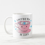 Mug Kawaii I Put the Tea in LGBT (Je mets le thé dans (Gauche)