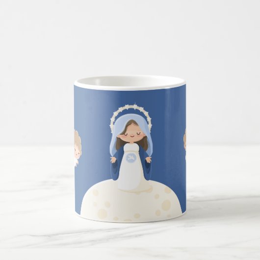 Mug Kawaii Immaculée Conception de Marie (Centre)