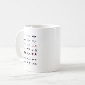 Mug kawaii kaomoji (Devant gauche)
