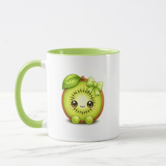 Mug Kawaii Kiwi Mignon (Gauche)