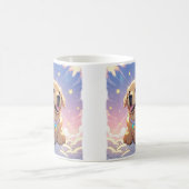 Mug Kawaii Labrador Retriever ciel et étoiles (Centre)