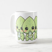 Mug Kawaii Leaf Babies Parade (Devant gauche)