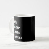 Mug Kawaii Manga Sushi Mat Sleep Anime Répéter mignon (Devant gauche)