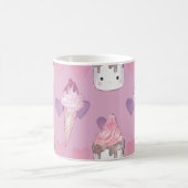 Mug Kawaii Marshmallow & Motif de crème glacée (Centre)