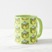 Mug Kawaii Matcha Swiss Roll Bear Cake (Devant droit)