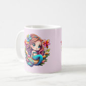 Mug Kawaii Mermaid (Devant gauche)