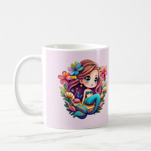 Mug Kawaii Mermaid (Gauche)