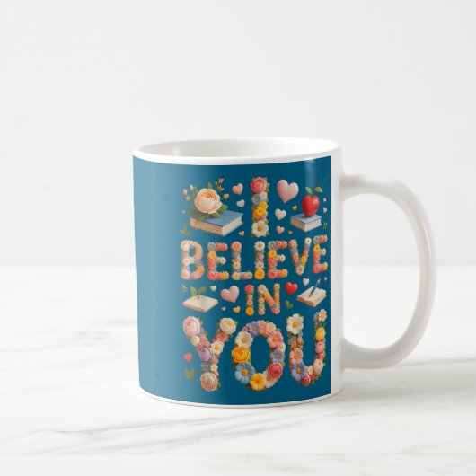 Mug Kawaii mode croire en science maths compte à rebou (Droite)