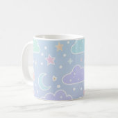 Mug Kawaii Moon & Stars Aesthetic Cup (Devant gauche)
