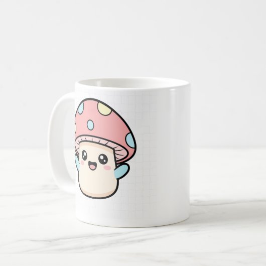 Mug Kawaii Mushroom Buddy (Devant gauche)