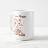 Mug Kawaii Neko Ramen Master Cute Cat Food Chef (Devant gauche)