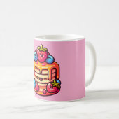 Mug Kawaii Pancake Petit-déjeuner Cuisine Conception d (Devant droit)