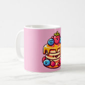 Mug Kawaii Pancake Petit-déjeuner Cuisine Conception d (Devant gauche)