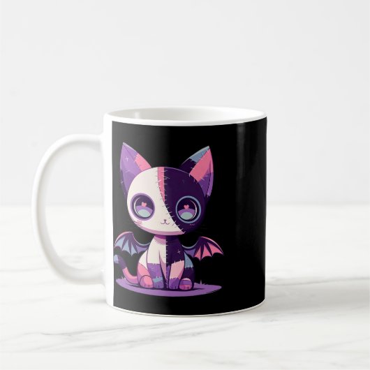 Mug Kawaii Pastel Goth Déplaisant Cute Witchy Zombie P (Gauche)