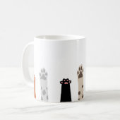 Mug Kawaii Paws élevés (Devant gauche)