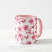 Mug  kawaii pink cherry blossoms (Devant droit)