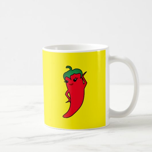 Mug Kawaii Red Hot Pepper Diva (Droite)