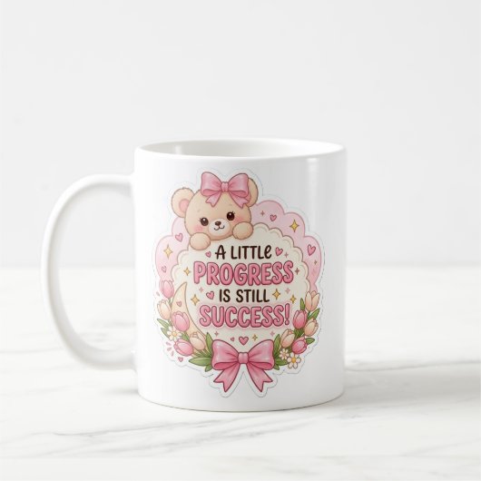 Mug kawaii rose mignon (Gauche)