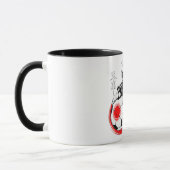 Mug Kawaii Samurai Cat Soccer Gift for Anime Fans  (Gauche)