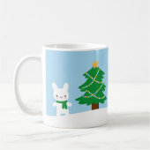 Mug Kawaii Snow Day with Bunny & Bear Christmas (Gauche)
