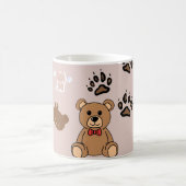 Mug Kawaii Teddy Bear Illustration (Centre)