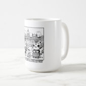 Mug Kawaii Tiger Buda Castle Budapest (Devant droit)