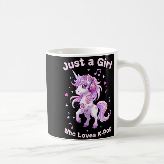 Mug Kawaii Unicorn K-p Lover For Girls Fans  (Droite)