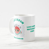 Mug Kawaii WATERMELON AIMER JAPON Fruits d'été mignons (Devant gauche)