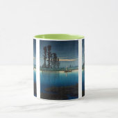 Mug Kawase Hasui , Evening of Ushibori (Centre)