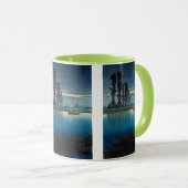 Mug Kawase Hasui , Evening of Ushibori (Devant droit)