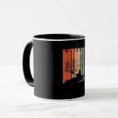 Mug Kayak Canoë Rétro (Devant gauche)