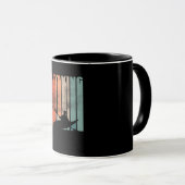 Mug Kayak Canoë Rétro (Devant droit)