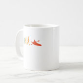 Mug Kayak Evolution Retro Kayaker Paddle Sport (Devant gauche)