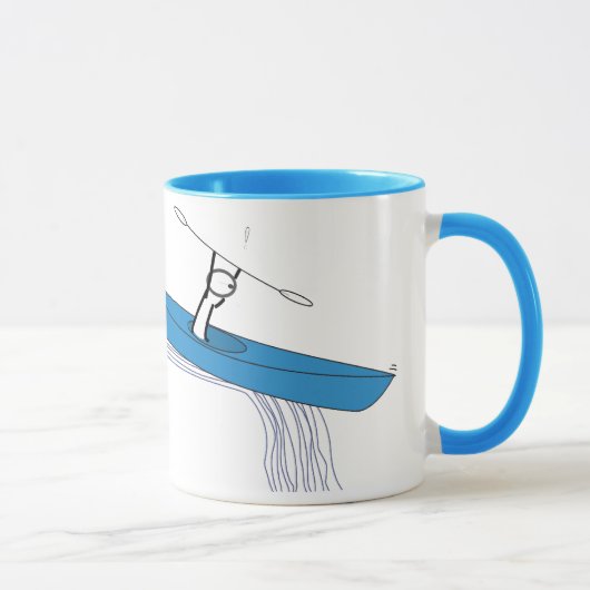 Mug Kayaker sur l'eau (Droite)