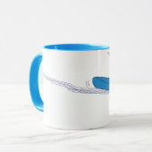 Mug Kayaker sur l'eau (Devant gauche)