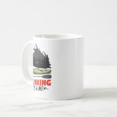 Mug Kayaking Gets Me Wet Funny Kayak Kayaker Christmas (Devant gauche)