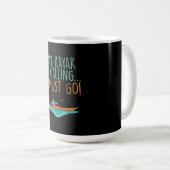 Mug Kayaking Kayak cadeau (Devant droit)