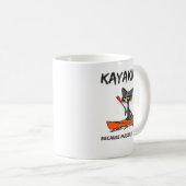Mug Kayaking Parce Que Le Meurtre Est Mauvais Chat Kay (Devant droit)