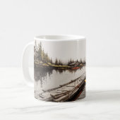 Mug Kayaks Au Bord Du Lac (Devant gauche)