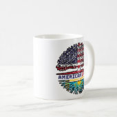 Mug Kazakh American Tree Roots (Devant droit)