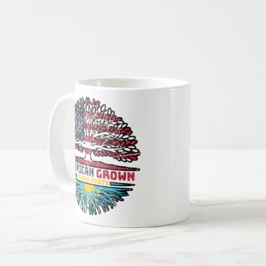 Mug Kazakh American Tree Roots (Devant gauche)
