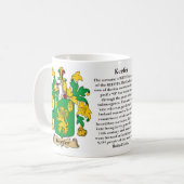 Mug Keefer, l'origine, la signification et la crête (Devant gauche)