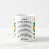 Mug Keefer, l'origine, la signification et la crête (Centre)