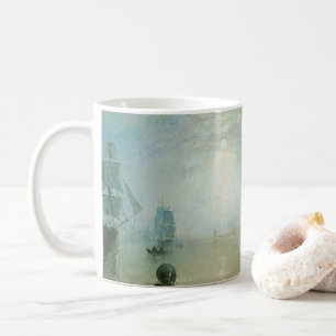 Mug Keelmen déchargeant du charbon au clair de lune pa