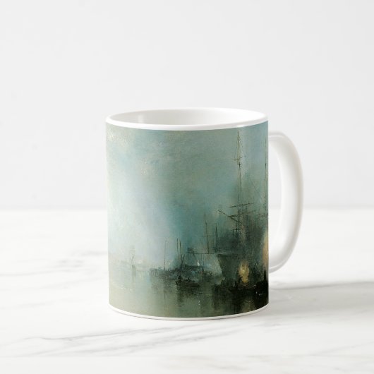 Mug Keelmen Height Coals, Lune par Joseph Turner (Devant droit)