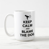 Mug Keep Calm and Blame The Dog (Gauche)