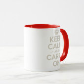 Mug Keep Calm and Carry (Devant droit)